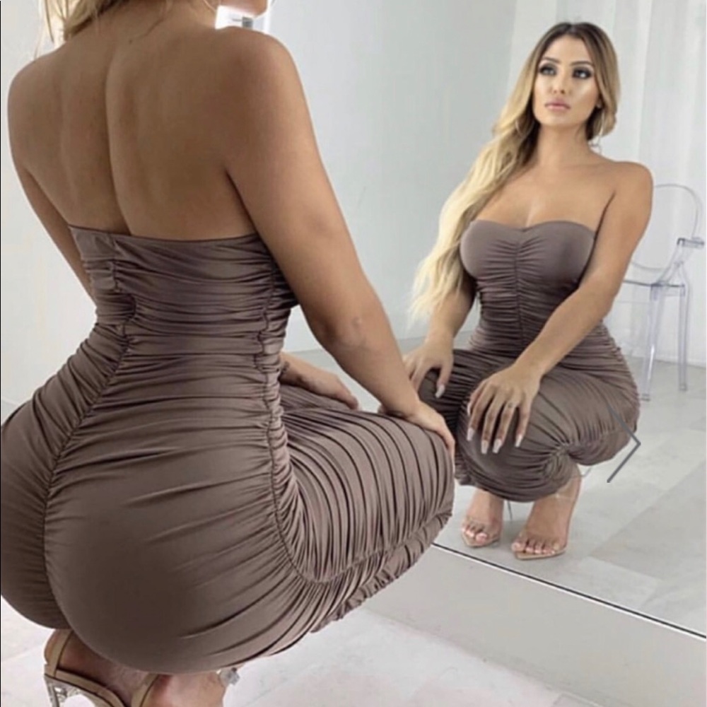 Tan dress 😍